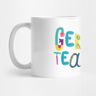 Cute German Teacher Gift Idea Back to School Mug